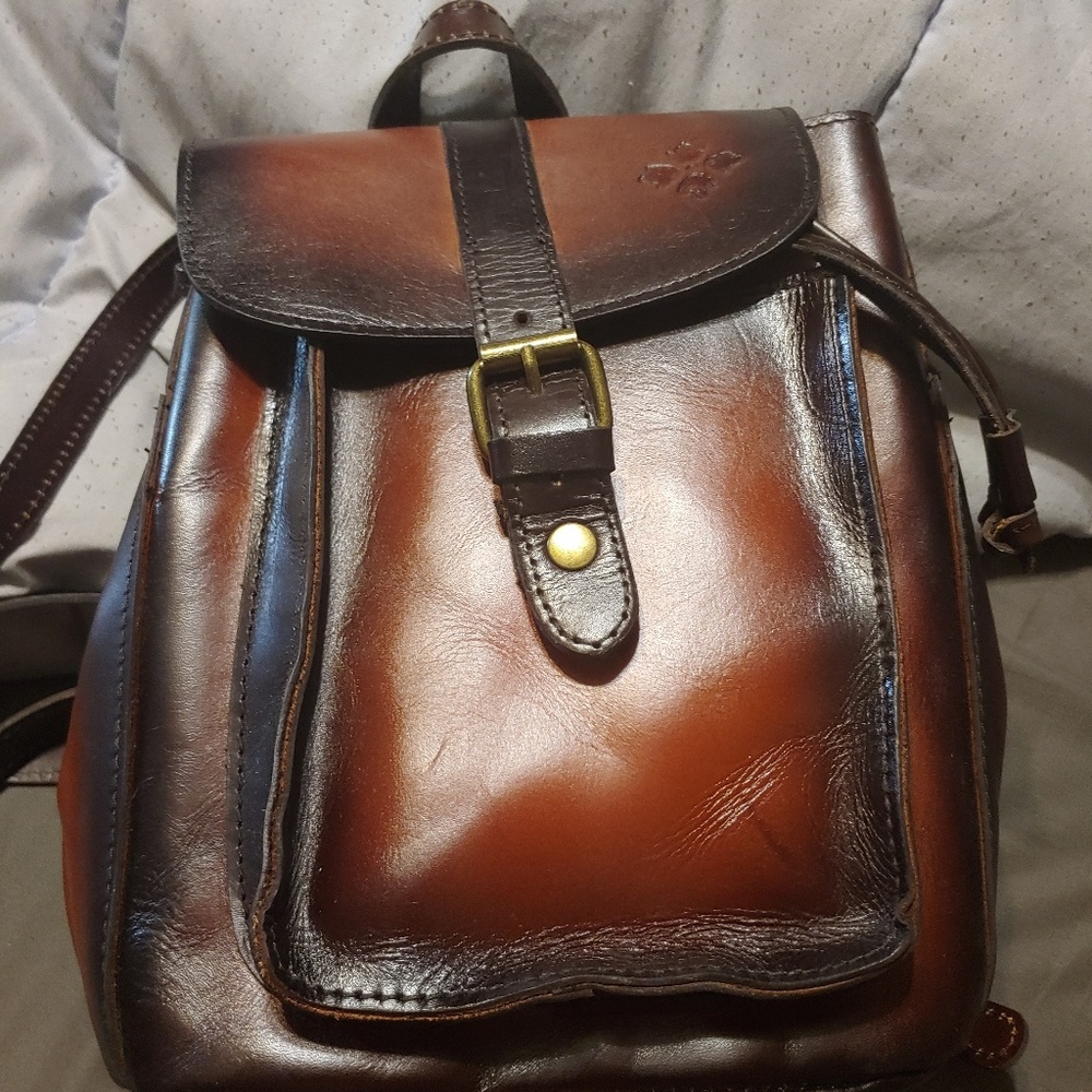 NWT Patricia Nash leather backpack purse
